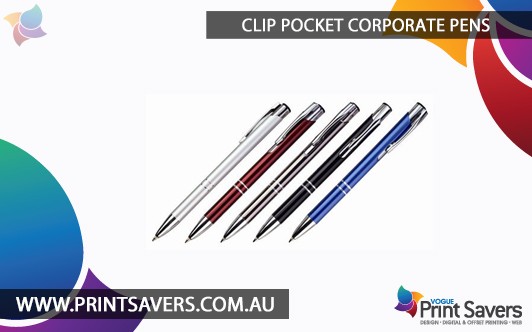 Clip Pocket Corporate Pens