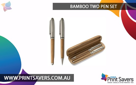 Bamboo Two Pen Set