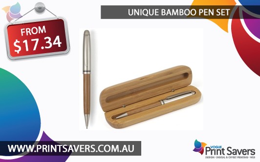 Unique Bamboo Pen Set