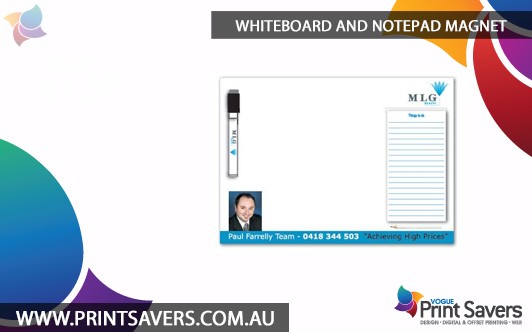 Whiteboard and Notepad Magnet