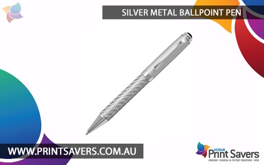 Silver Metal Ballpoint Pen