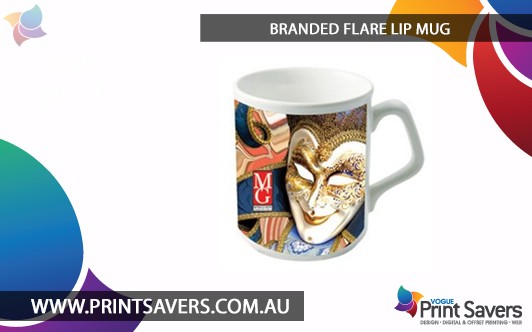 Branded Flare Lip Mug