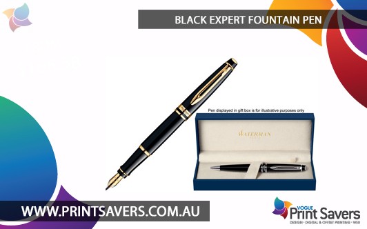 Black Expert Fountain Pen