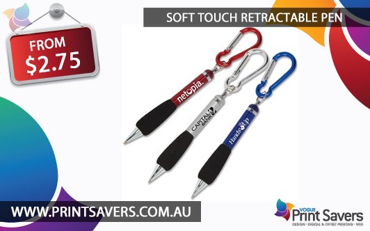 Soft Touch Retractable Pen