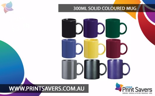 300ml Solid Coloured Mug