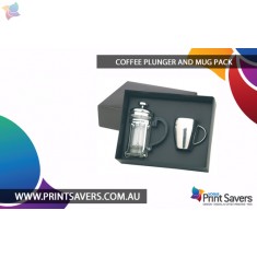 Coffee Plunger and Mug Pack