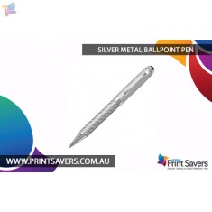Silver Metal Ballpoint Pen