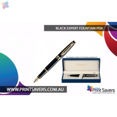 Black Expert Fountain Pen